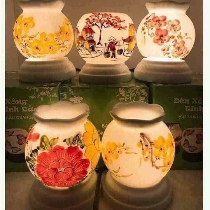 Đèn Xông Tinh Dầu Gốm Bát Tràng