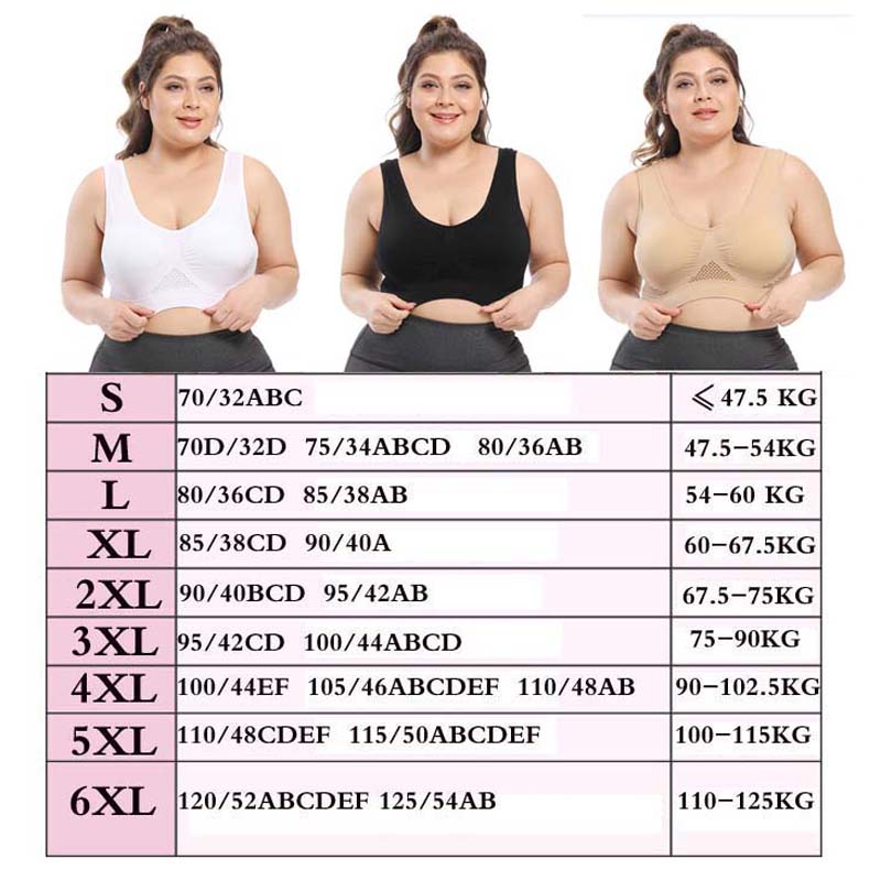 HOT%20Plus%20Size%20Bra%20Push%20Up%20Bra%20Seamless%20Bras%20For%20Wonen%20Breathable%20Comfortable%20Sport%20Bra%205XL%206XL%20Brassiere%20-%20Image%202