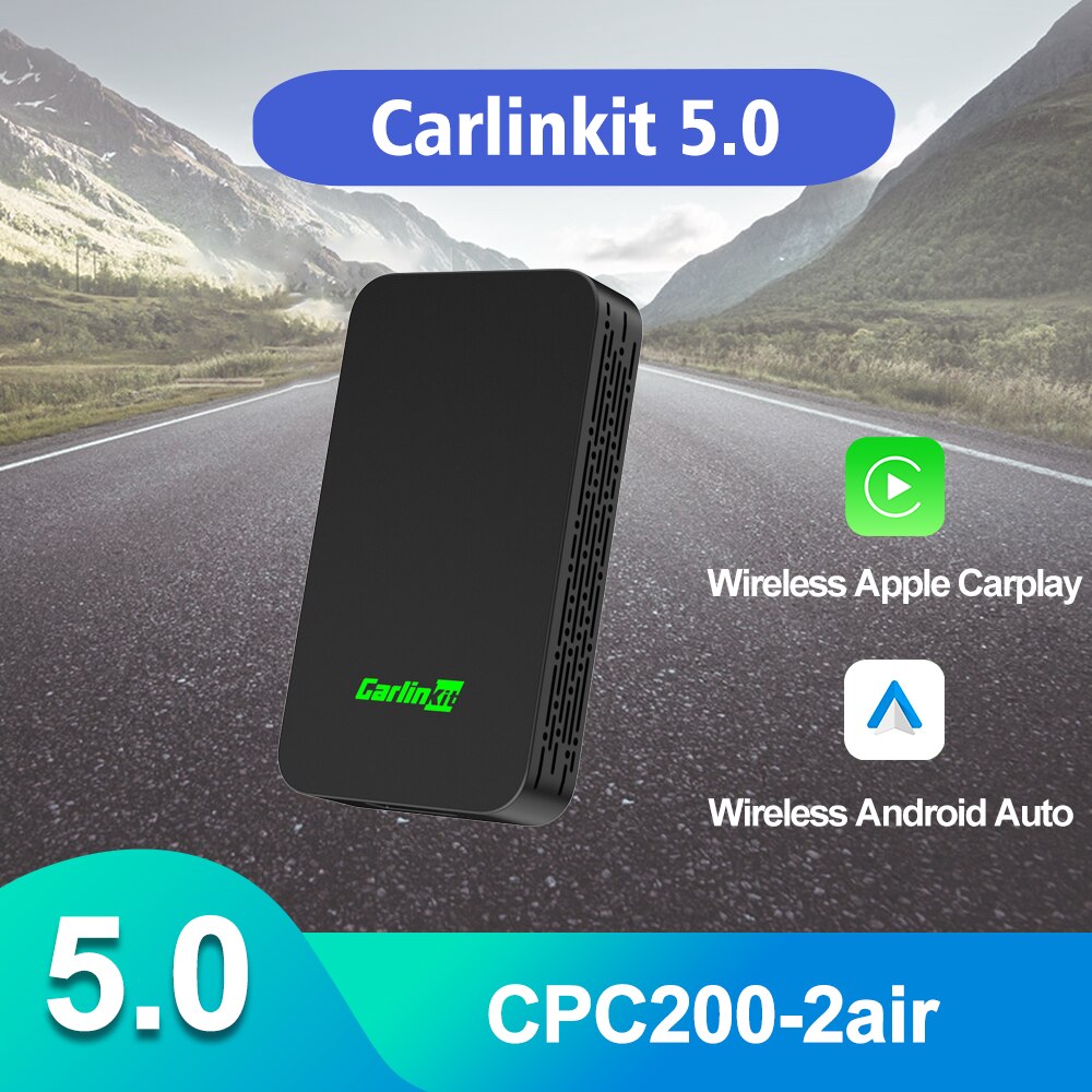 Carlinkit 5 Apple Carplay Android Auto Inalámbrico Wifi Adaptador