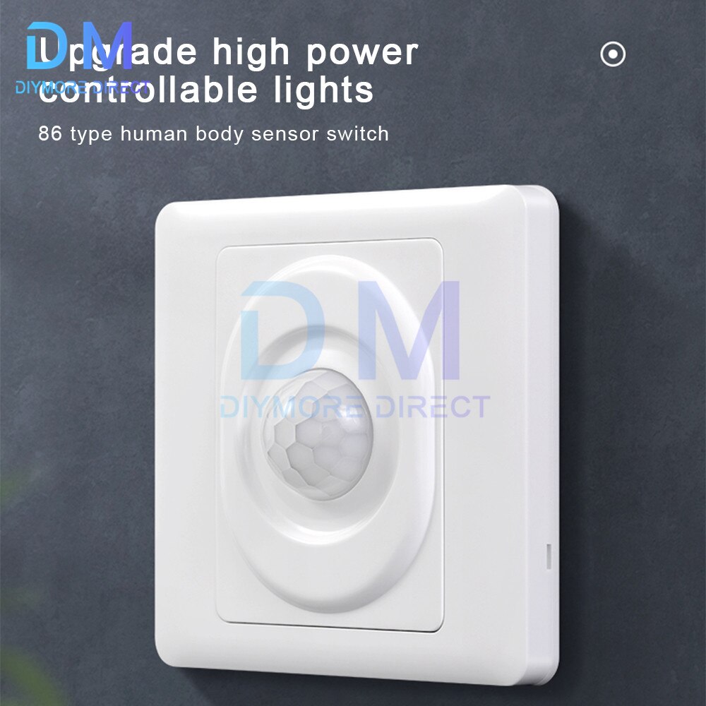 Ac 180-220V Công tắc cảm biến chuyển động PIR hồng ngoại điều khiển tự động đèn Led chiếu sáng chuyển đổi thông minh Cảm ứng cơ thể con người Detector