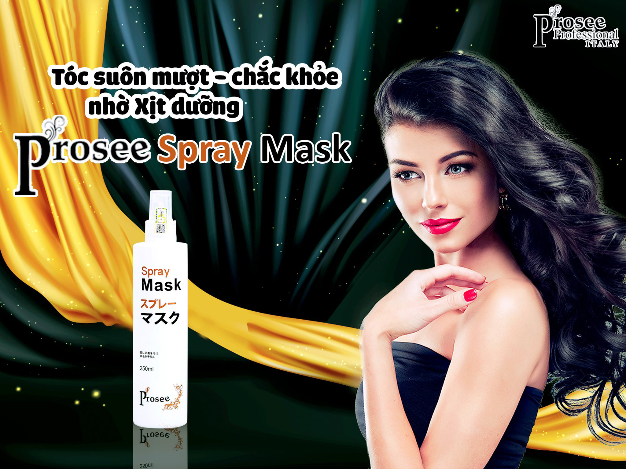 Xịt Dưỡng Prosee Spray Mask  Chăm Sóc Tóc Mềm Mượt 250ml