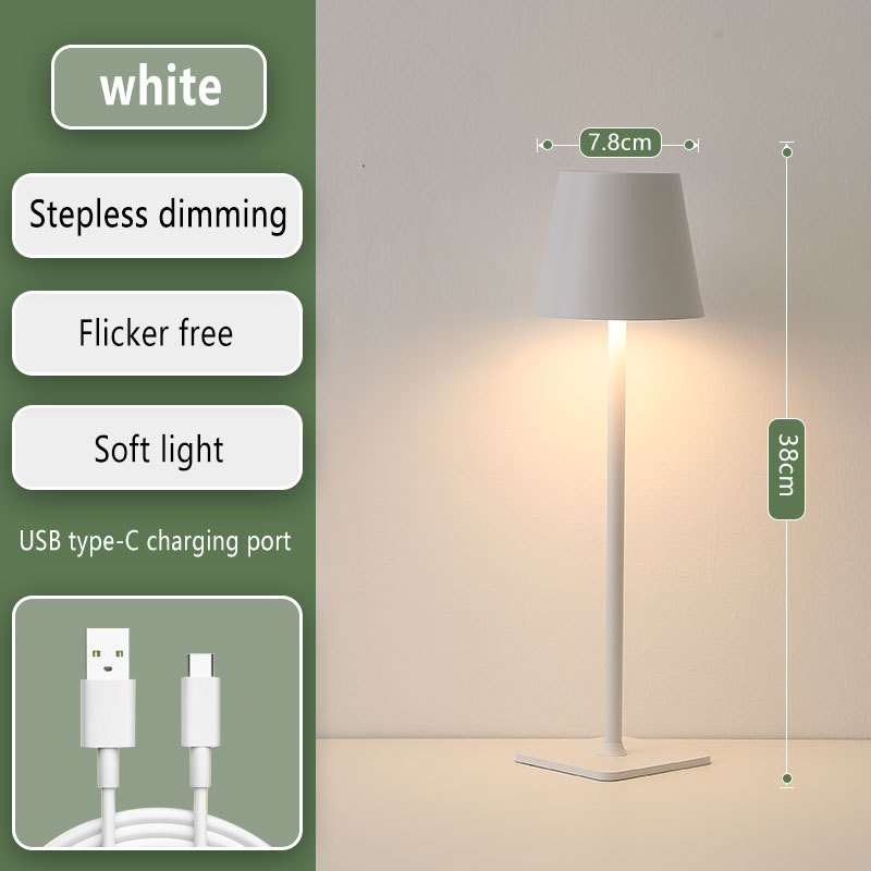 NFA Table lamp atmosphere light touch modern simple American table dining room bedroom bedside study night light