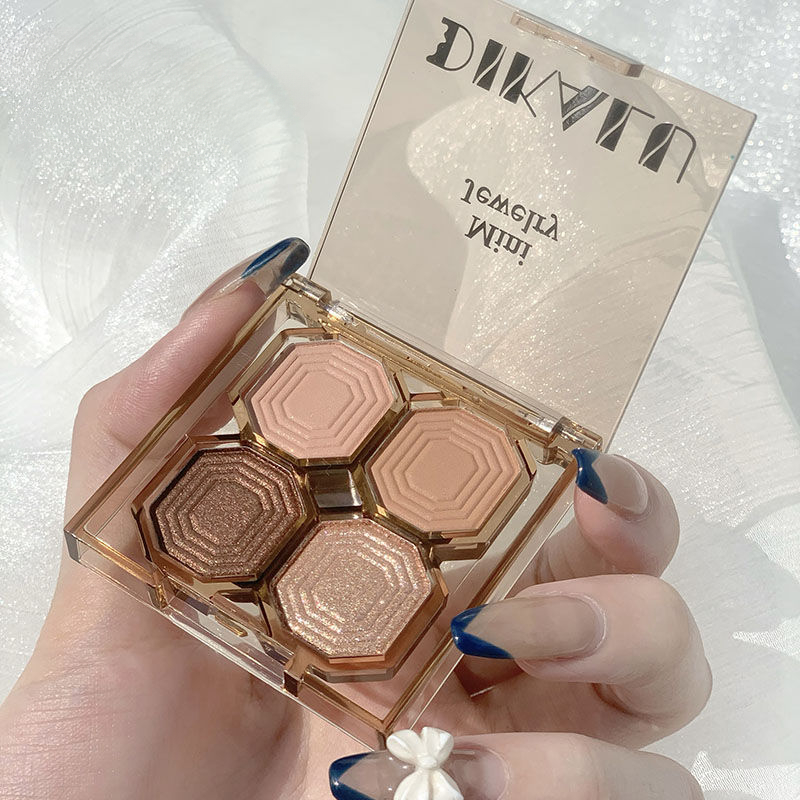 DIKALU Eye Shadow Palette Glitter Waterproof Shining Jewelry Eyeshadow Matte Palette Longlasting Eye Make Up