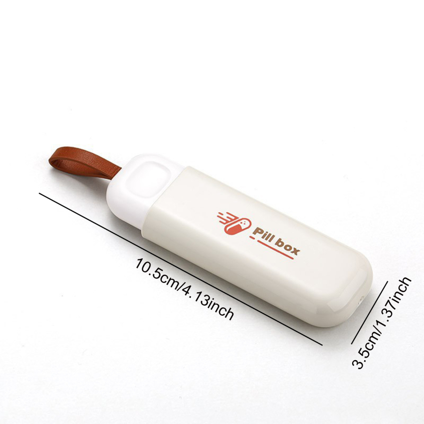 Xách tay mini Pill Divider hộp 3 hộp chia phần thuốc cho không thấm nước Pill trường hợp Organizer Dispenser 7 ngày hộp lưu trữ thuốc