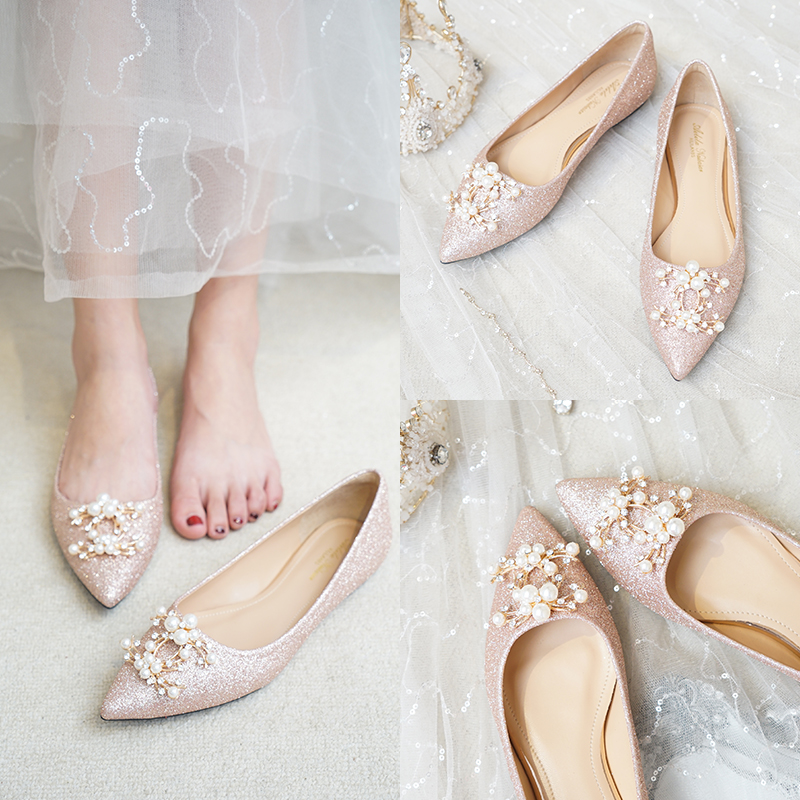 Wedding Shoes Women's Flat 2020 New 