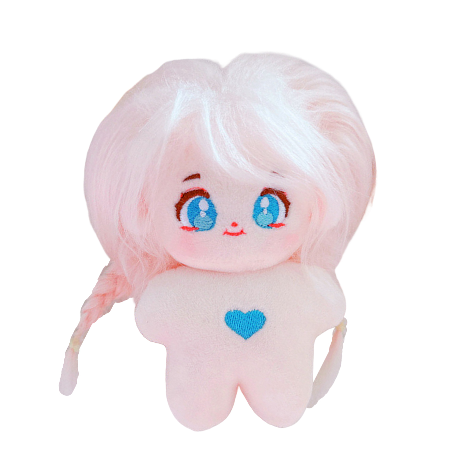 10CM Naked Cotton Doll DIY Hairstyles Cute Big Eyes Anime Girl Doll