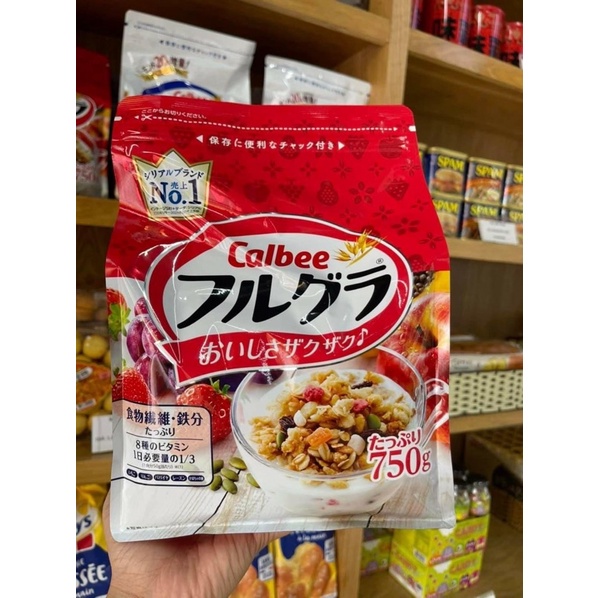 Ngũ cốc Calbee nội địa Nhật 750G (Date t2/2025)
