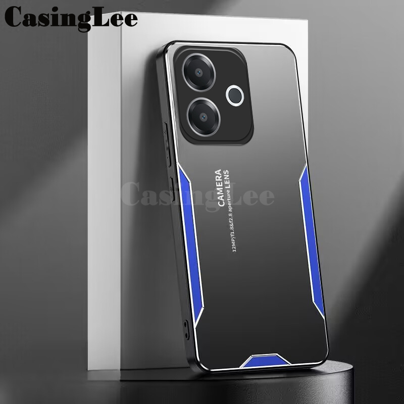 For OPPO A5 Pro 5G Case Aluminum Metal Matte Cover Soft Silicone Frame Camera Protection Cover For For OPPO A5 Pro Back cover Phone Cases.