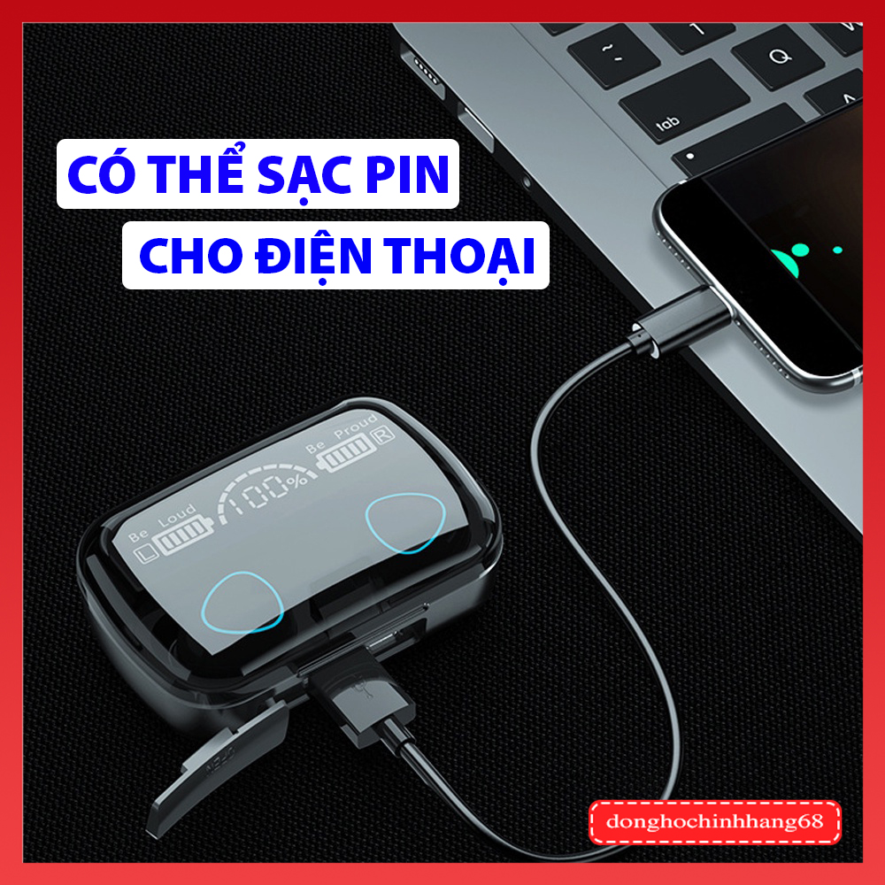 Tai Nghe Bluetooth Không Dây M10 Pro Pin Cực Trâu Nghe Nhạc Cực Hay Chơi Game Cực Đã Tai Nghe Không Dây ,Tai Nghe Bluetooth 5.1 Bảo Hành 12 Tháng