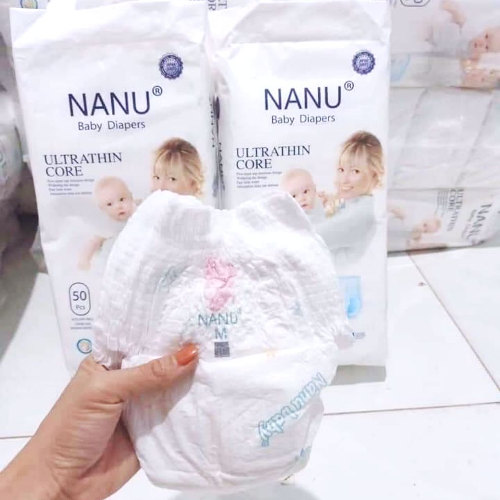 Bỉm quần Nanu size M/L/XL/XXL 50 miếng