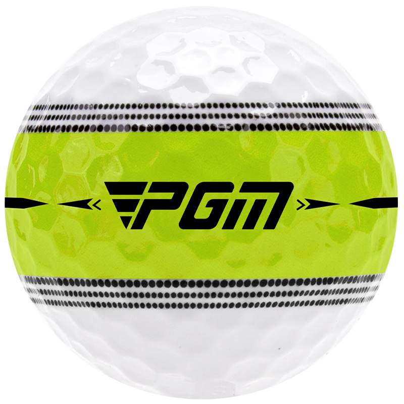 PGM Golf Competition Ball Practice Ball Rubber 360 ° Orbit Alignment Line Two-layer Sphere Q030