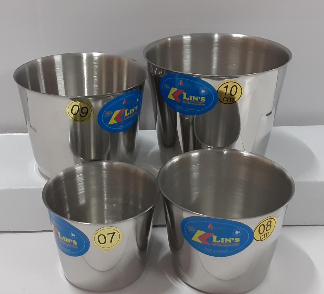 Combo 10 ly đá inox  7cm