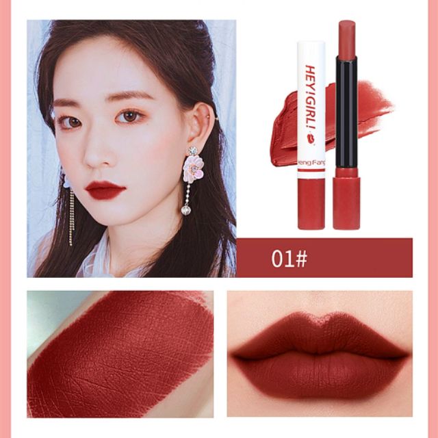 ( Chính hãng) Set 4 son sáp lì bút chì Heng Fang