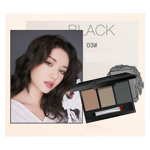 Bột tán chân mày 3 màu lameila eye brow powder 3 colors
