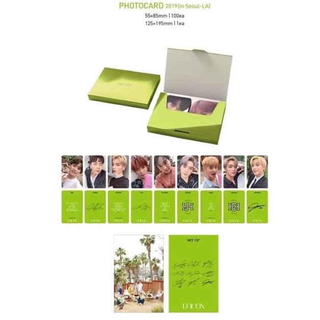 Dicon 101 photocard Dicon BTS, NCT, SEVENTEEN binder đựng card