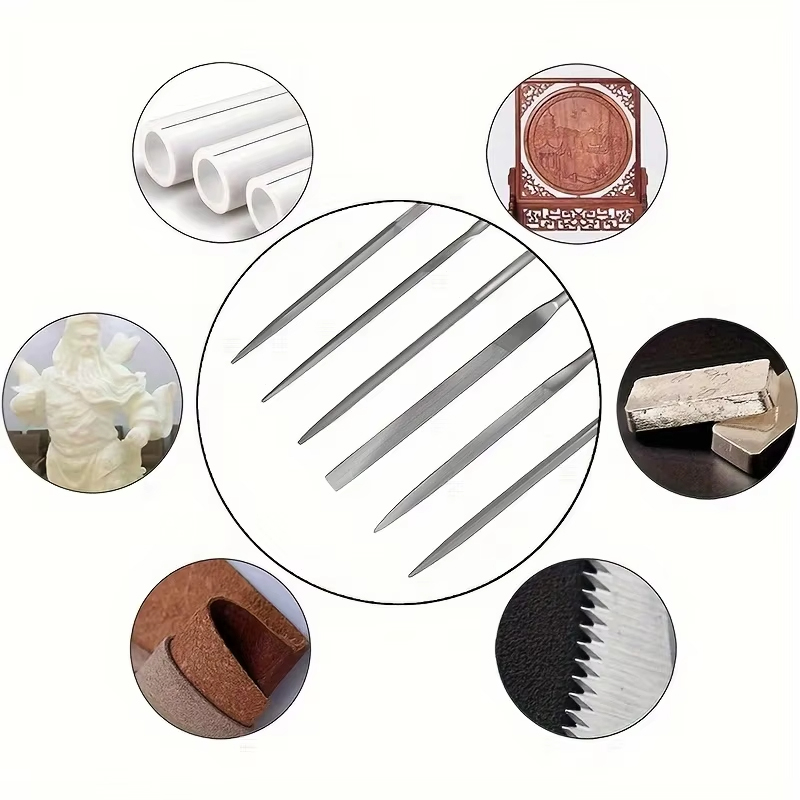 Premium Needle File Set - High-Carbon Steel Files with Non-Slip ...