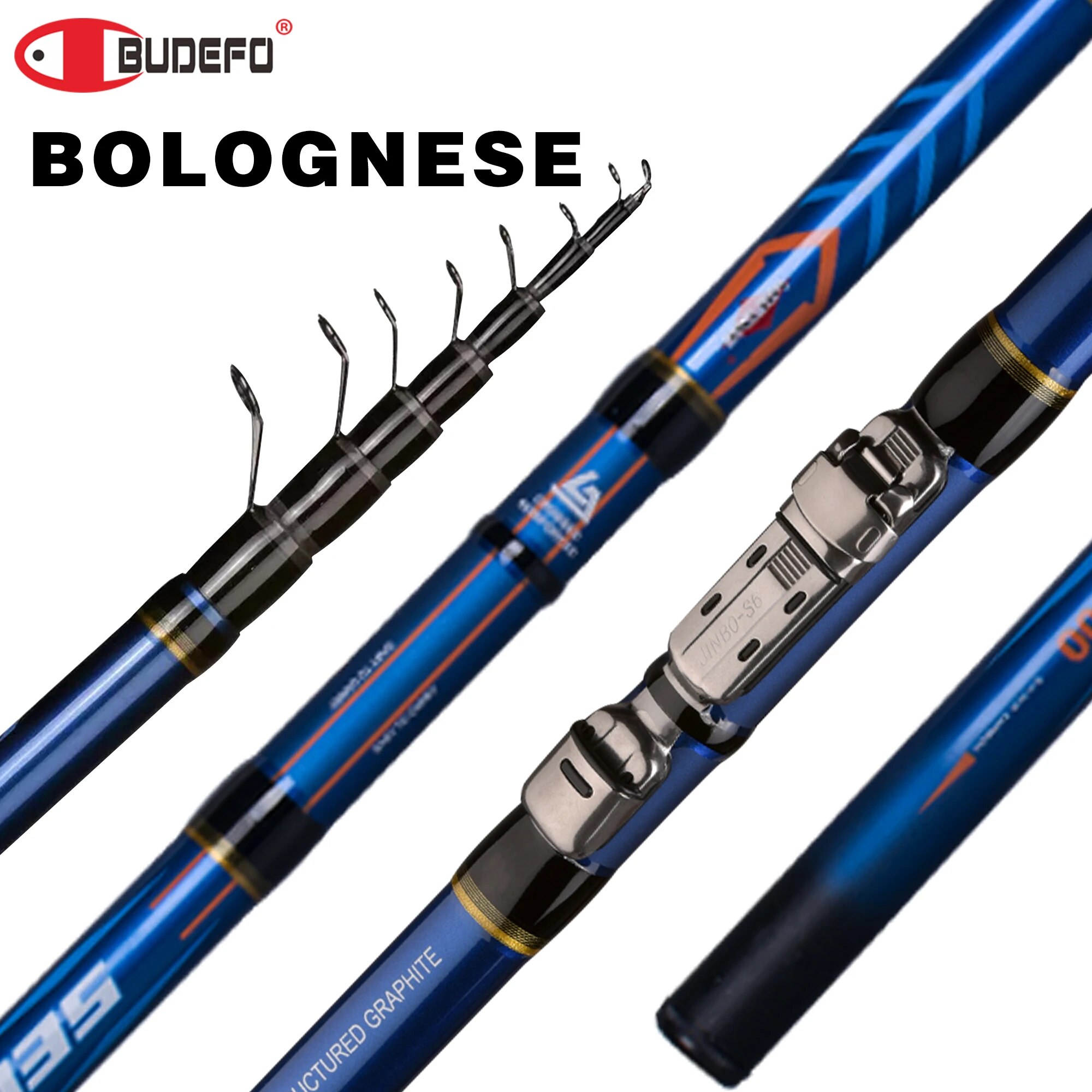 7pk5 BUDEFO selector telescopic Bologna fishing rod 4/4.5/5/5.5/6M