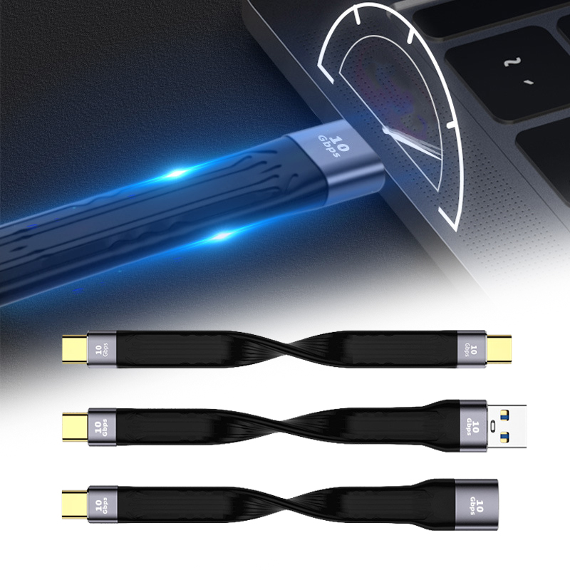 Ultra%20Short%20USB%20To%20Type%20C%20Cable%20USB%203.1%20Gen%202%20USB%20C%20Quick%20Charge%20FPC%20Cable%20Wire%204K%2010Gbps%20Sync%20Data%20Cable%20Cord%20Data%20Cable%20Charging%20Line%20-%20Image%206