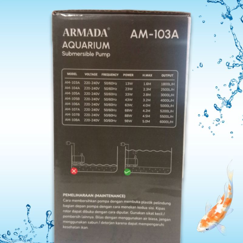 Pompa Kolam Submersibe Pump ARMADA AM 103A