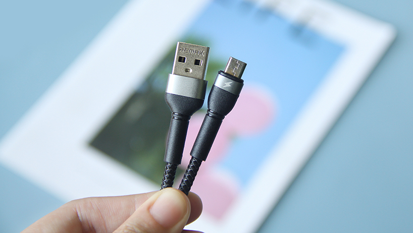 (Hàng Chính Hãng) Cáp sạc Micro USB Remax RC-124m siêu bền Fullbox
