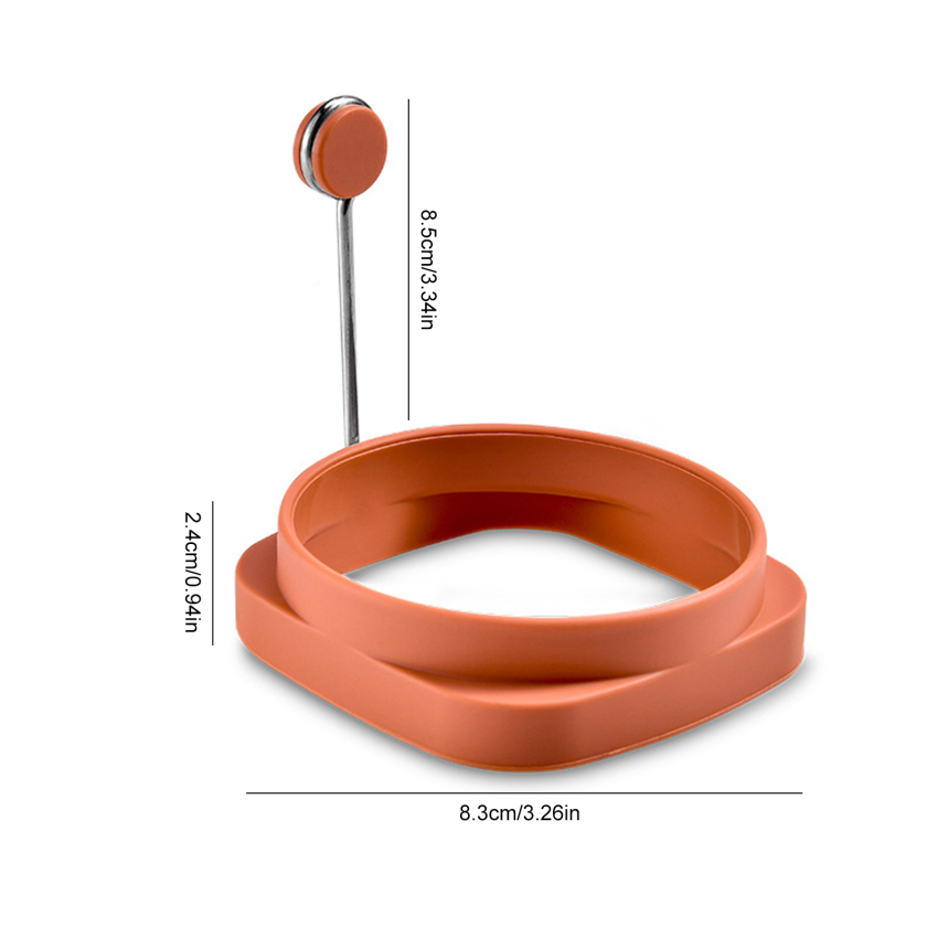 Egg Fried Mold Double-Sided Round Convenient Omelet Moulds Silicone Tools Pancake Maker Molds Frying Pan Accessories