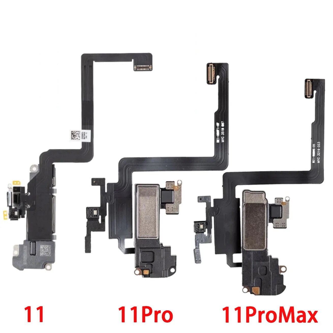 Ear Speaker Module and Face ID Sensor Proximity Light Flex Cable Assembly Replacement for iPhone 11 11Pro Max.