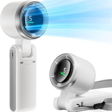 Handheld Portable Turbo Fan Powerful USB Exhaust Fan Modern Air CirculationāĨ¤ MNK Shop.