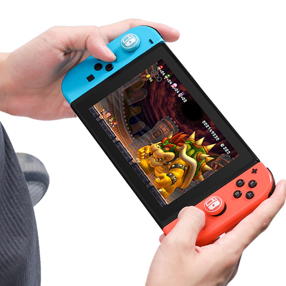 4Pcs Silicone Thumb Stick Grip Caps Compatible With Nintendo Switch/Switch Lite/Switch OLED Joy-Con Joystick Protective Cover