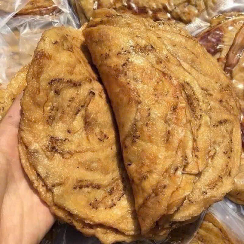CHUỐI ÉP DẺO miếng tròn 500g