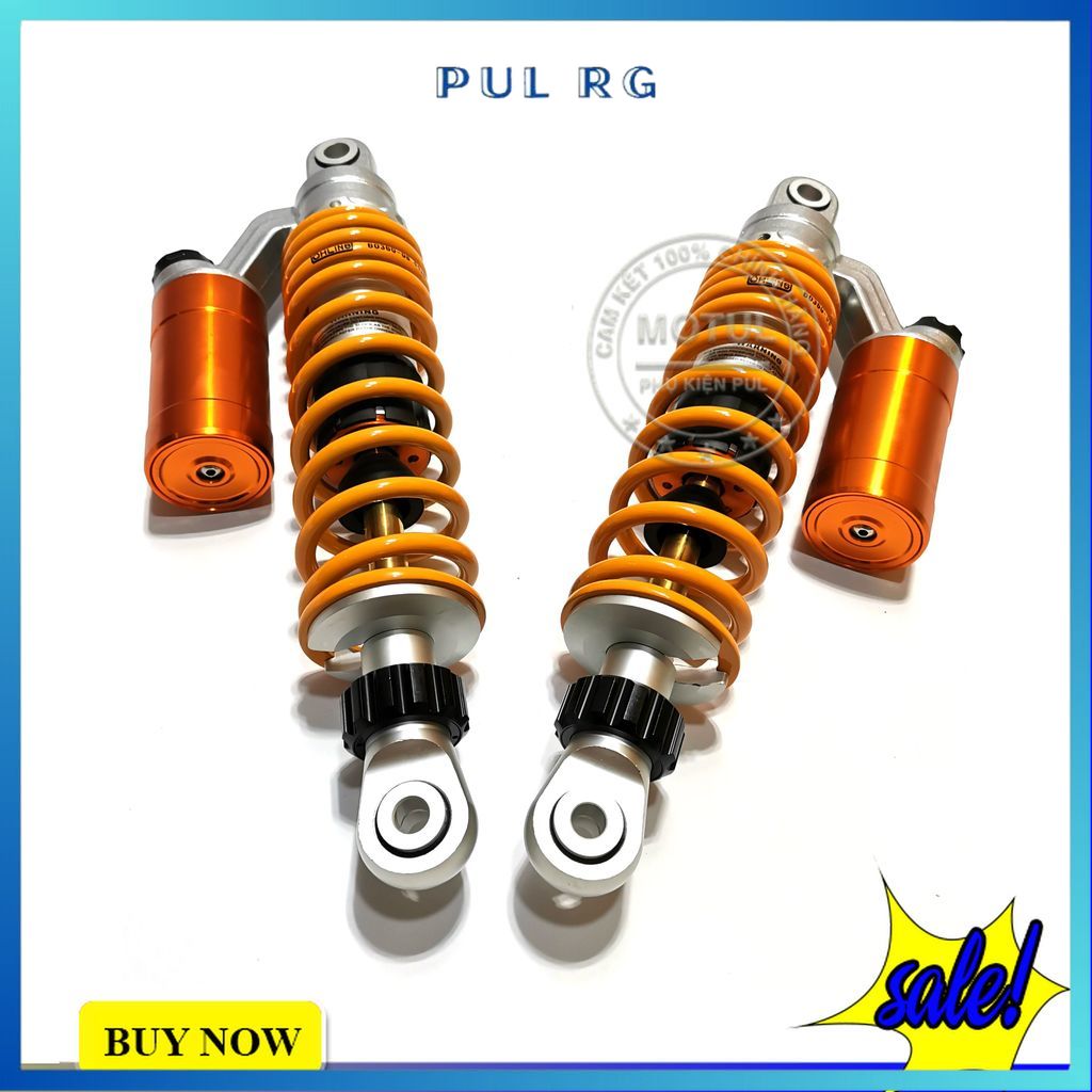 Cặp phuộc ohlin cho xe Wave có bình dầu liền màu vàng ty vàng loại 1