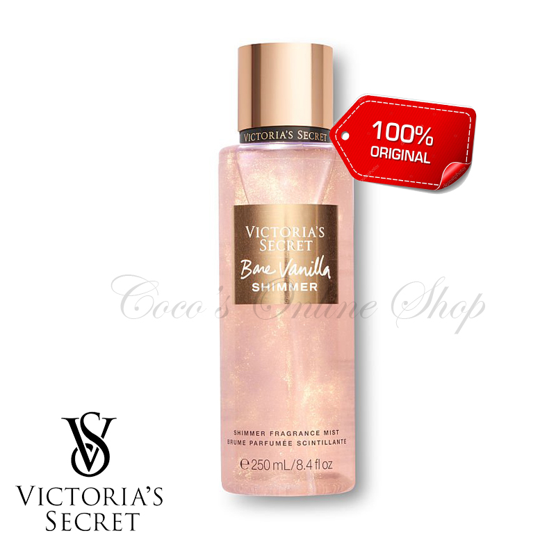Original Victoria S Secret Bare Vanilla Shimmer Fragrance Mist For Women Ml Victoria