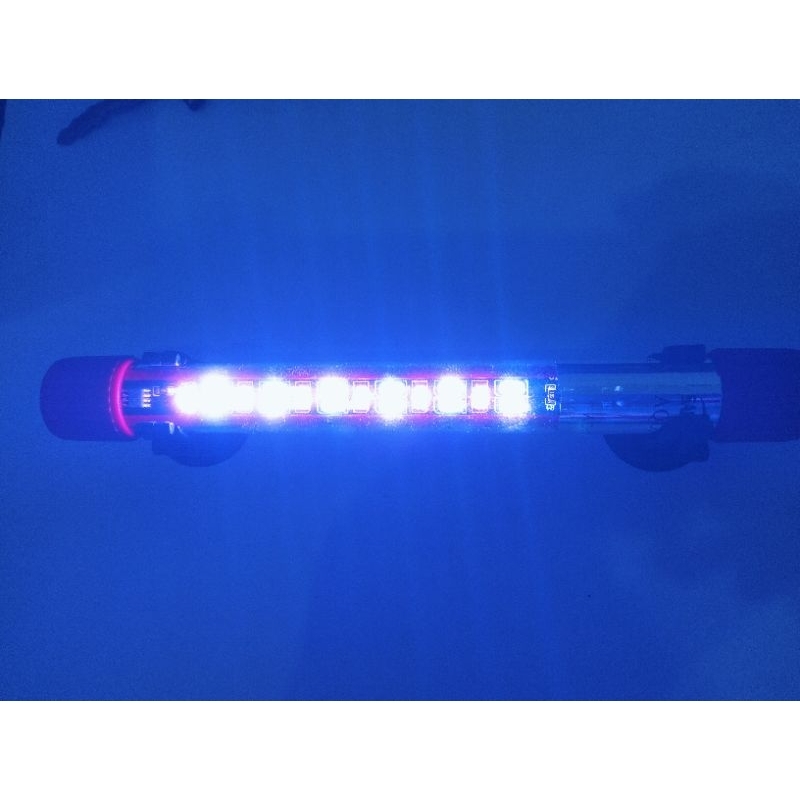 Lampu LED Celup Tanning Aquarium Aquascape SAKKAI PRO DAY NIGHT+ UVA & UVC T4 K50