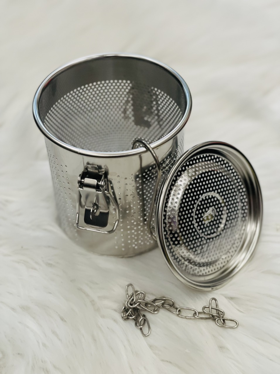 ĐỒ Lọc Gia Vị INOX cao cấp (05 Size: 8cm, 10cm, 12cm, 14cm, 16cm)