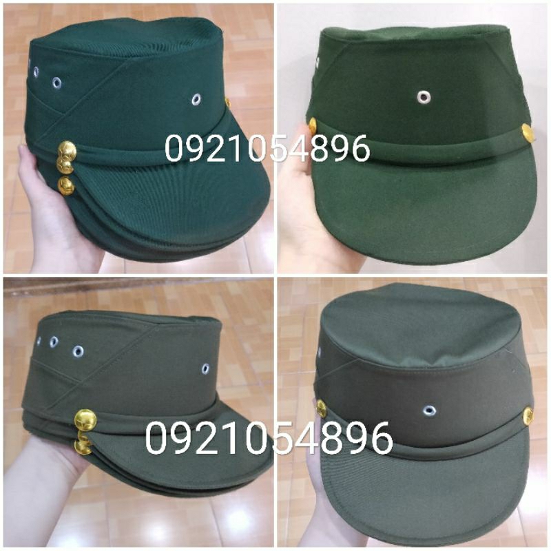 Mũ mềm cựu chien binh CCB màu oliu k08, màu cỏ úa đủ số
