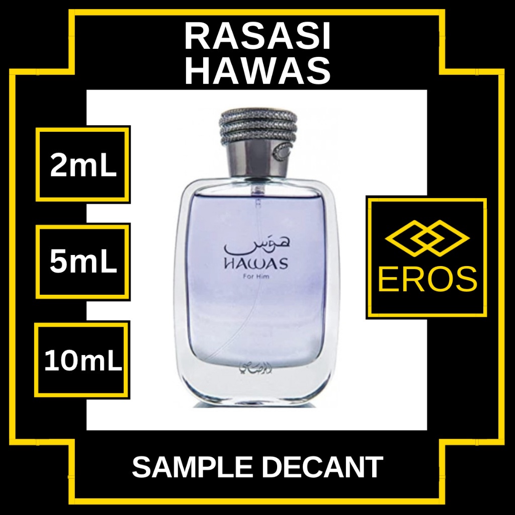 Decant Rasasi Hawas For Men edp 10ml – Eros