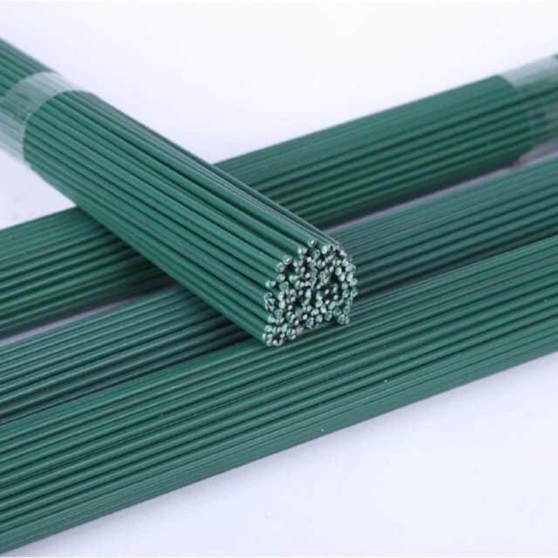 10 cành kẽm làm hoa, handmade 30cm