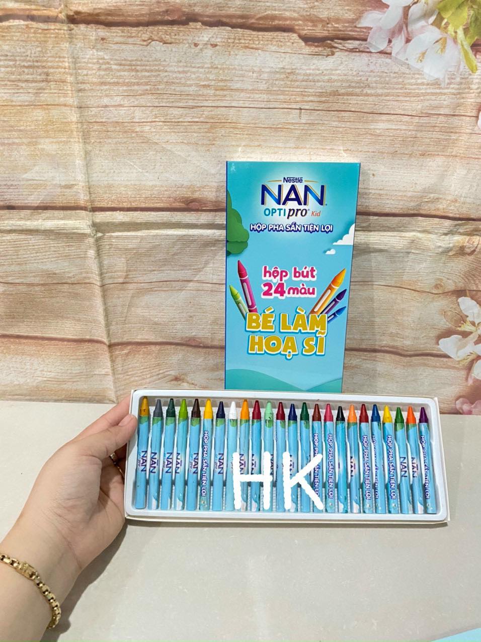 Hộp 24 bút sáp màu NAN