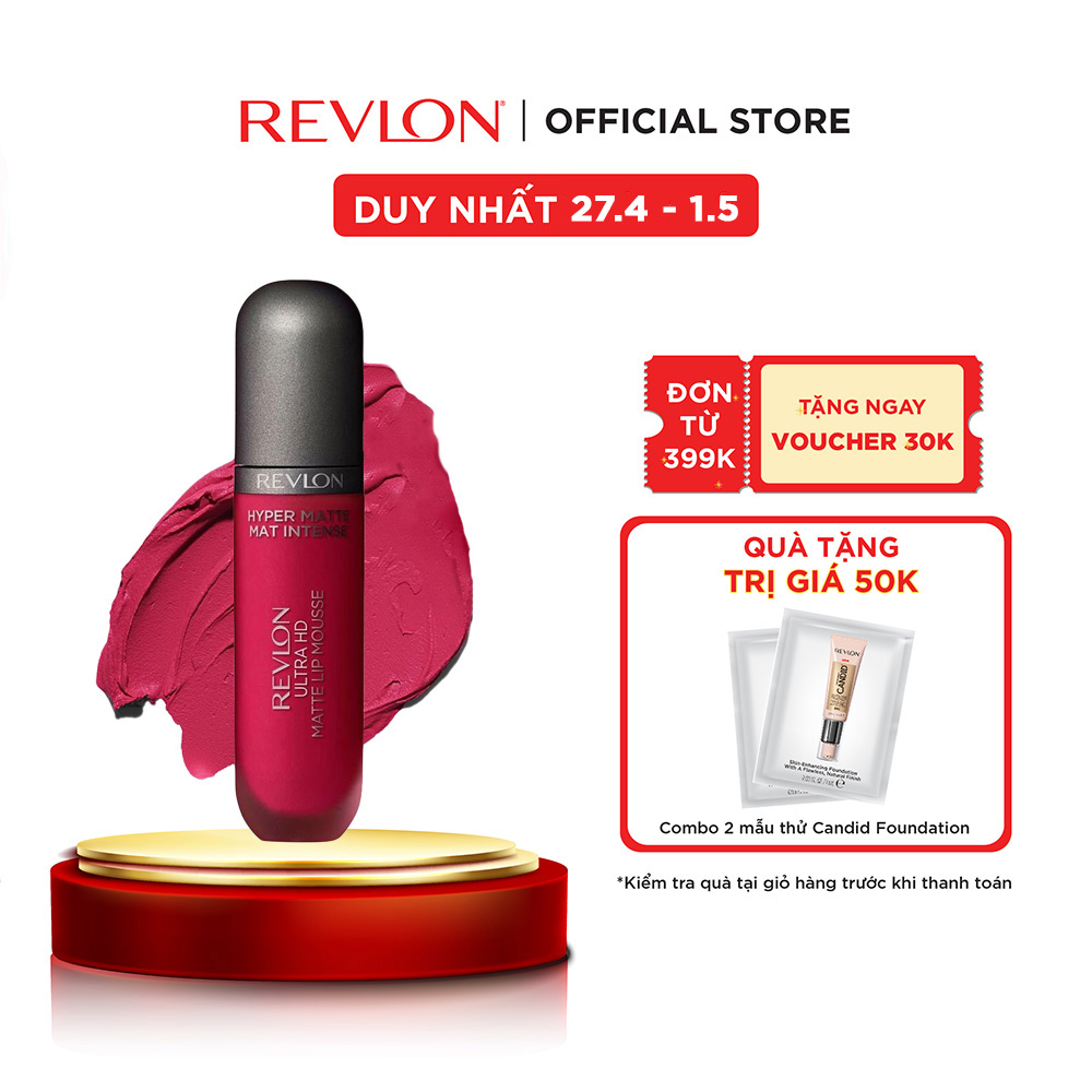 Son kem siêu lì Revlon Ultra HD Lip Mousse 5.9ml