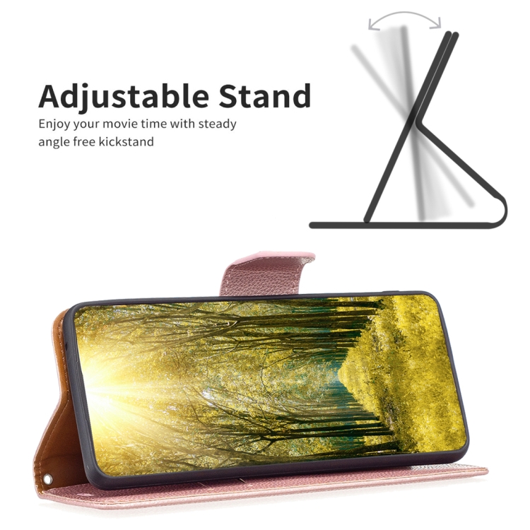 【HZSUNSKY】 For Xiaomi Redmi Note 13 Litchi Texture Pure Color Leather Phone Case