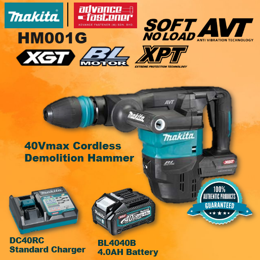 【Johor Locate】MAKITA HM001GM202 HM001G HM001GZ 40Vmax Cordless