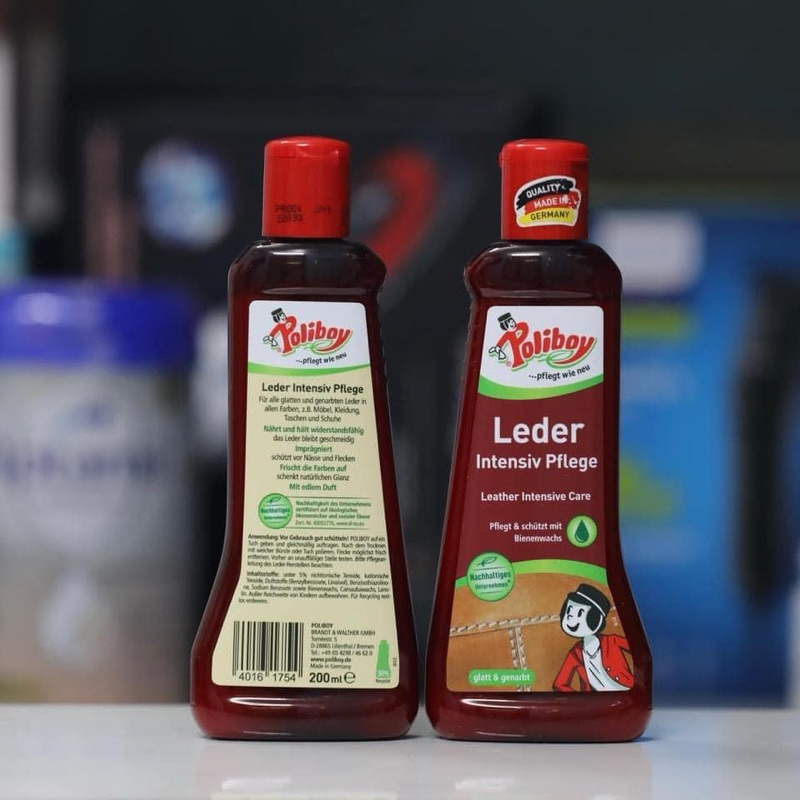 DUNG DỊCH LAU ĐỒ DA POLIBOY, chai 200ml