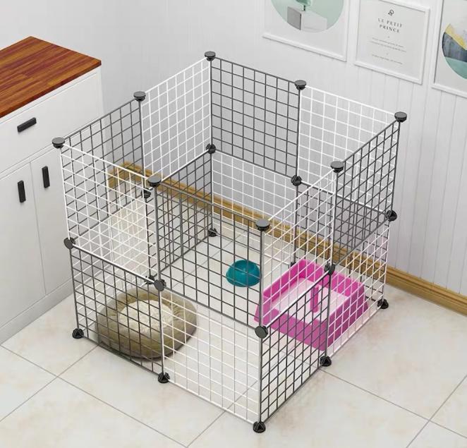 Combo tấm lưới sắt lắp ghép quây chuồng thú, lồng quây chó mèo