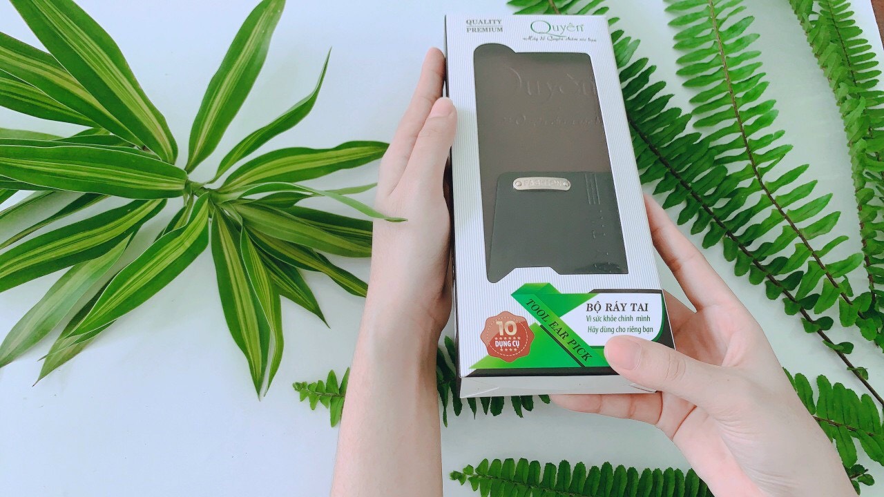 Bộ Lấy Ráy Tai Cao Cấp Quyên - Bao Da
