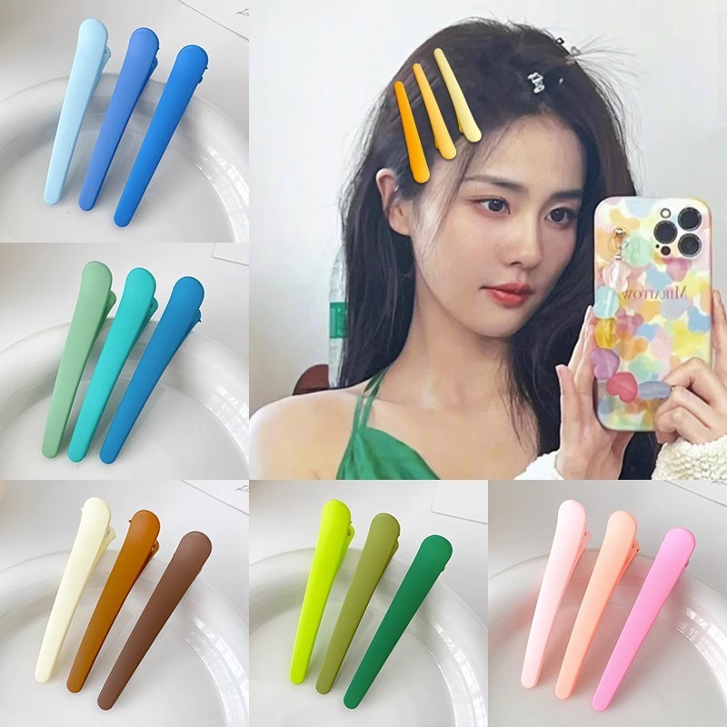 Kẹp Tóc Nhiều Màu Sắc Cỡ Lớn Không Đường May