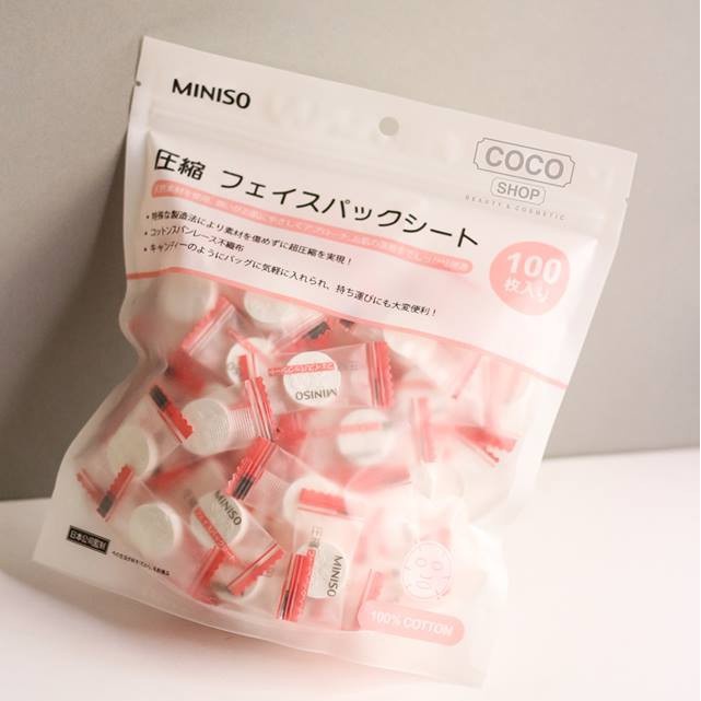 Mặt Nạ Viên Giấy - Mặt Nạ Nén Miniso
