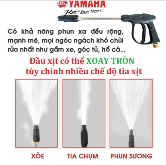 MÁY RỬA XE YAMAHA - có chỉnh áp