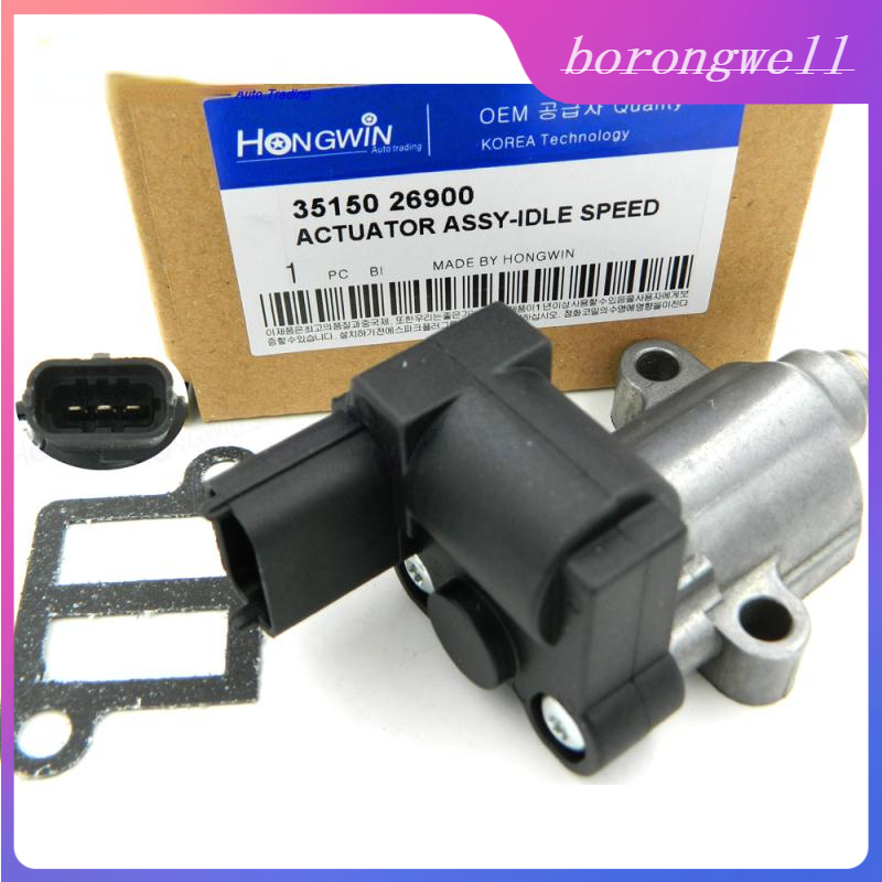 Genuine no.35150 26900 idle air control valve fits hyundai getz click 1.3l 1.4l 1.6lgas rio accent 05-11 3515026900