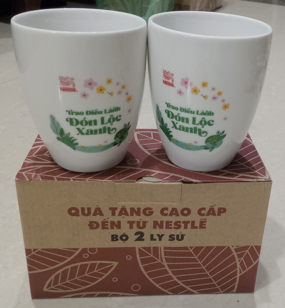 Bộ 3 ly sứ cao cấp NESCAFE (Quà tặng của Nescafe)