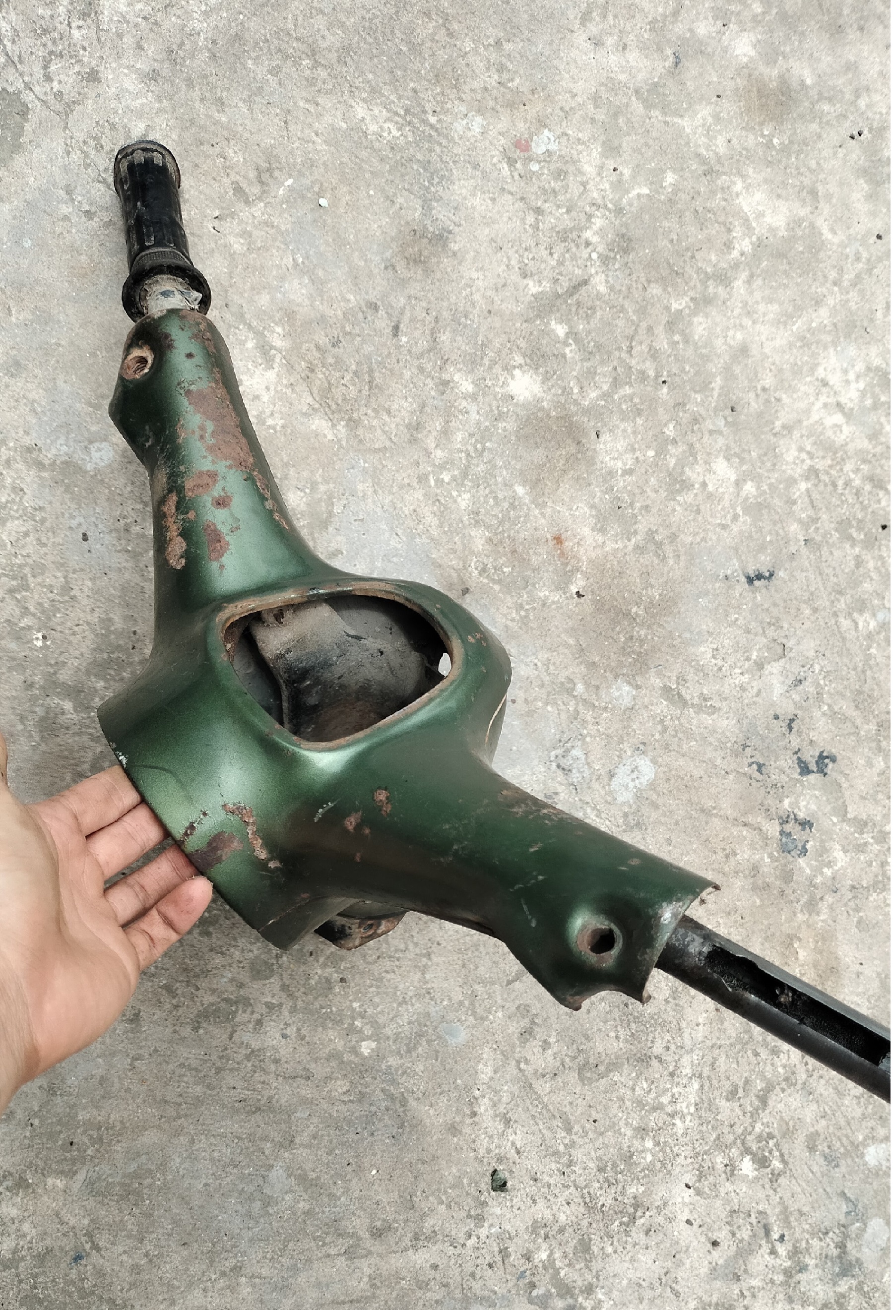 bộ đầu ghi đông xe honda cup én ( hàng tháo xe zin )