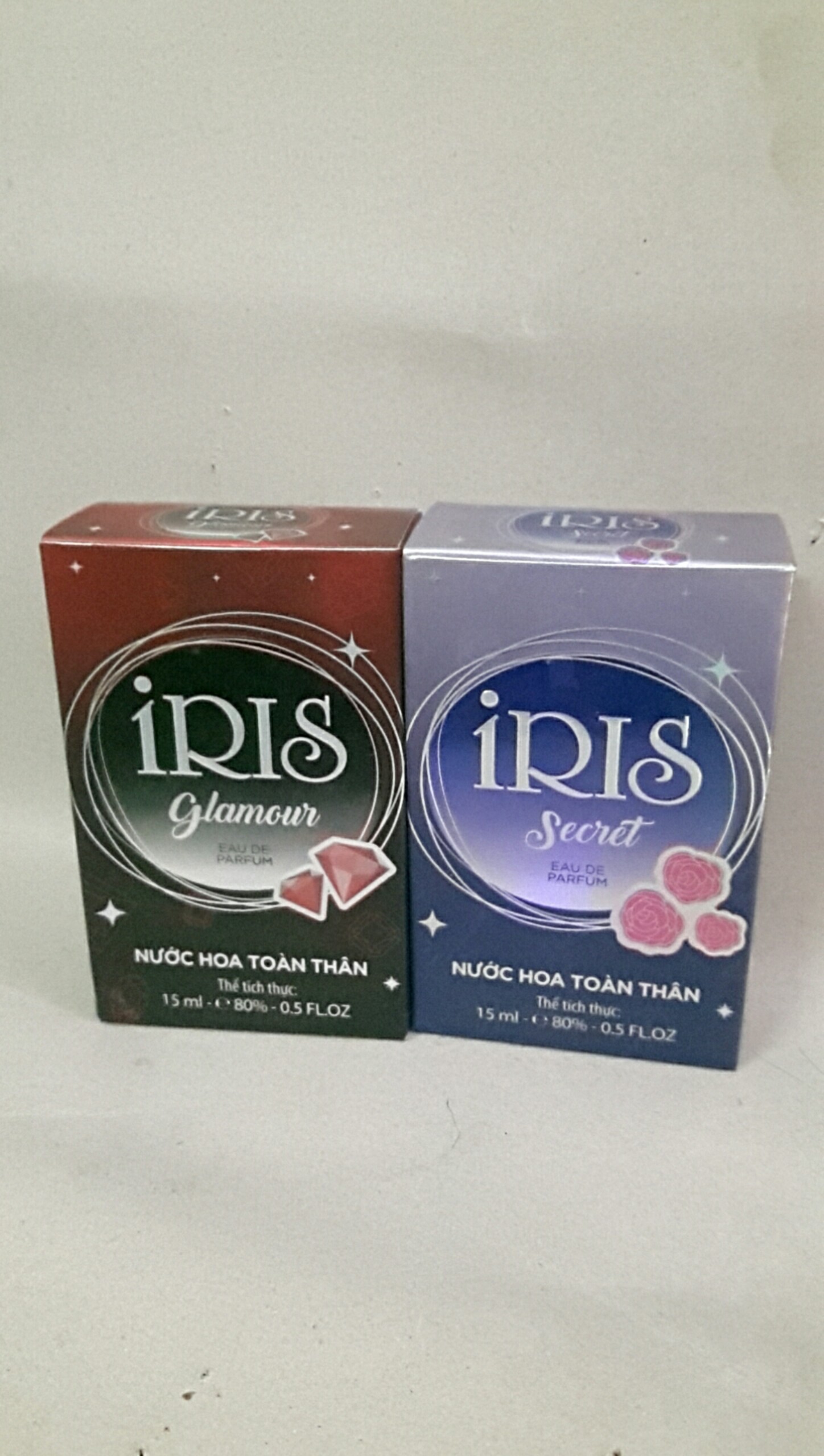 Nước hoa iris secret 15ml ( đen và tím)